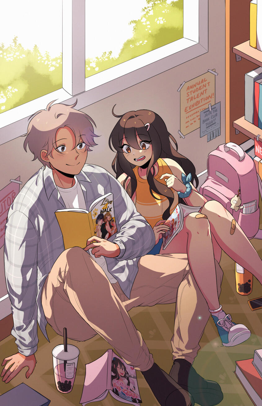 Poster created for Webtoon's exclusive National Local Comic Shop Day collection.